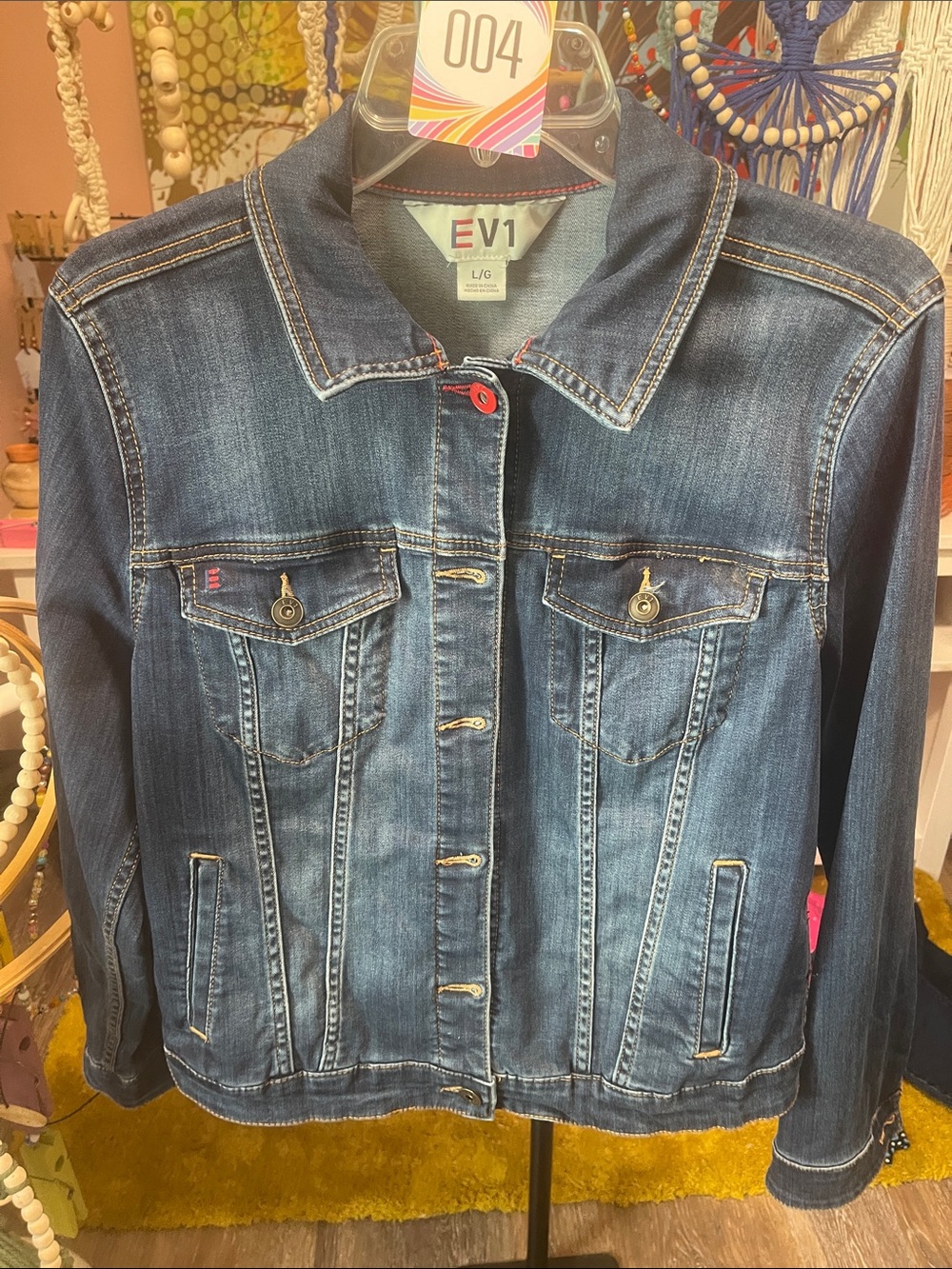 Women's Dark Blue Denim Jacket